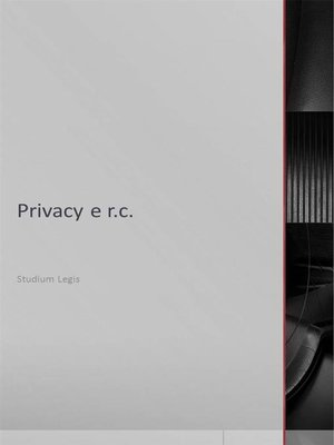 cover image of Privacy e r.c.